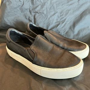 Ugg Black Leather Sneaker